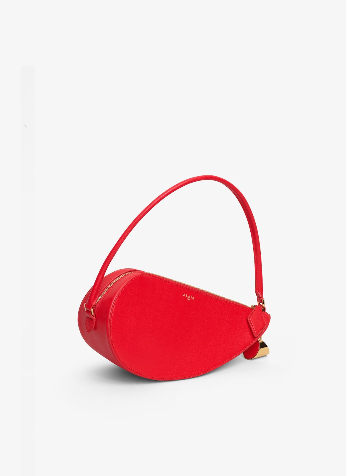 LE DEMI-CŒUR BAG IN GOATSKIN ALAÏA RED LE DEMI-CŒUR BAG IN GOATSKIN